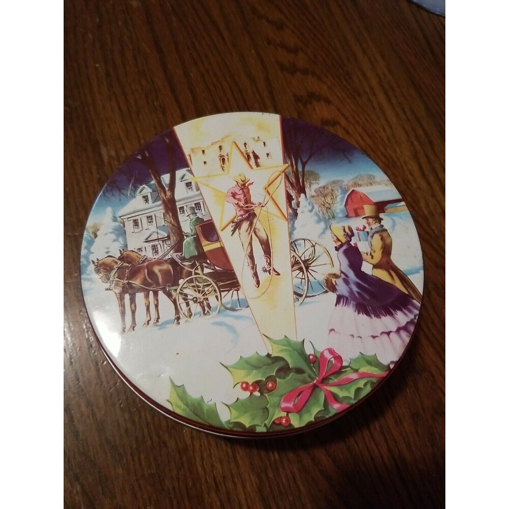 Vintage Collin Street Bakery Deluxe Fruit Cake Tin - Gourmet Society Award